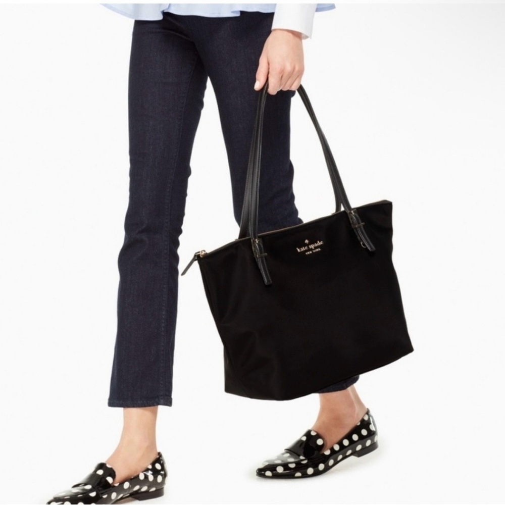 Kate Spade New York Black Nylon Tote - Picture 2 of 7